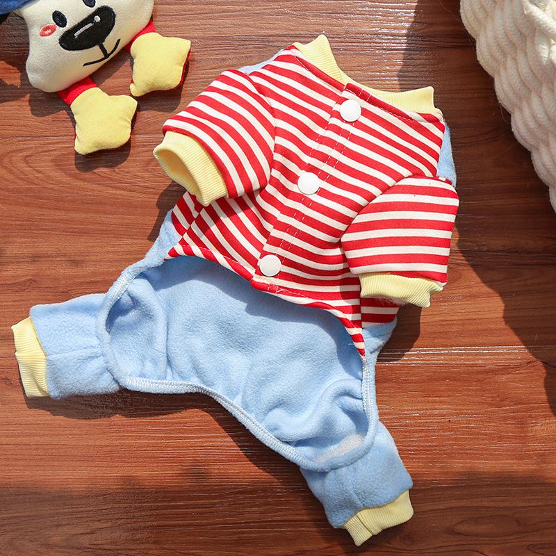 Autumn Winter Cat Clothes Supplies Dog Pet Velvet Vest Doll Teddy Bear