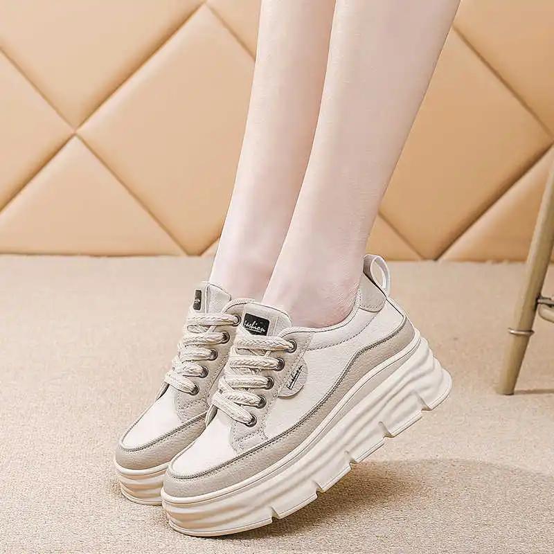 Fashion Flat-heeled Hi Cut Home Products Walking White Women's Sneakers Flats Shoes Womens Sport Tenya Raning Low Prices Badkets