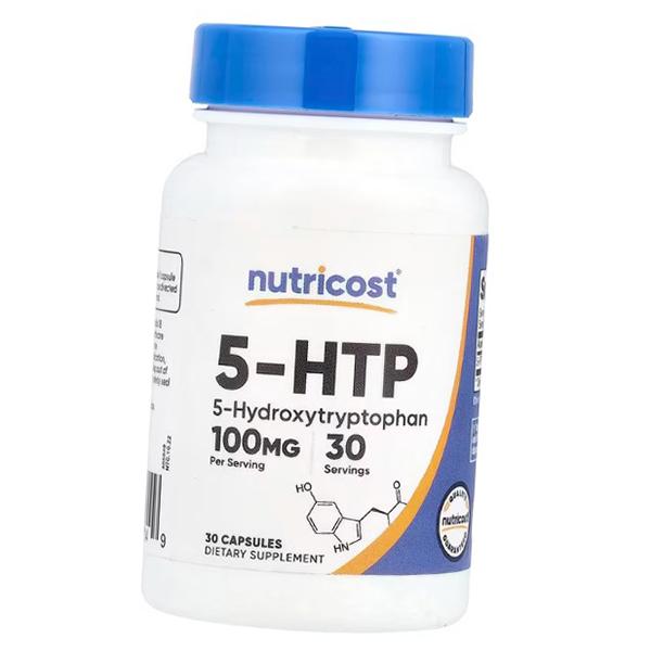 

5-гидрокситриптофан, 5-HTP 100, Nutricost (72647006) 30caps