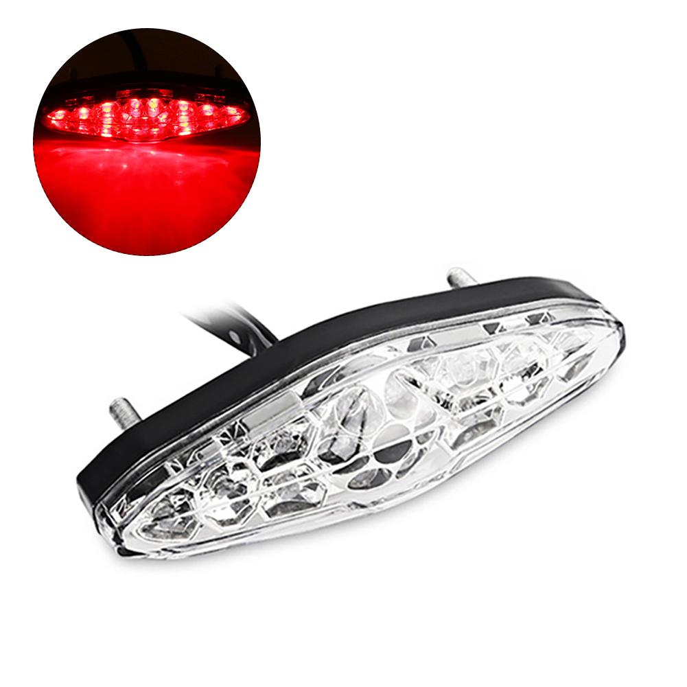 LED Motorcycle Taillight Brake Light 12V Retro Rear Light Running Light for Suzuki ATV LTZ King Quad Runner DR DRZ 650 400 LT