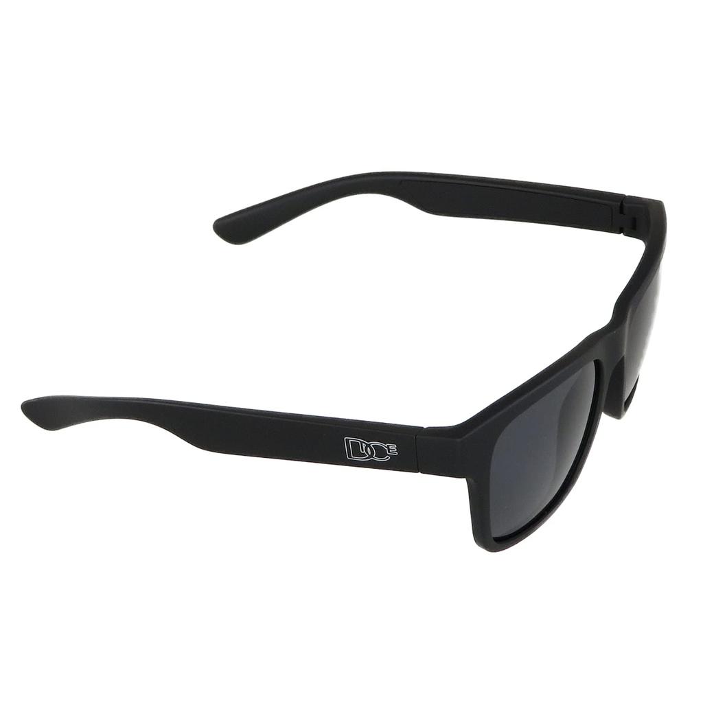 DICE FLOATING GLASSES MBK Sunglasses for Outdoor Matte Smoke FLG-01 Use, Black/Polarized