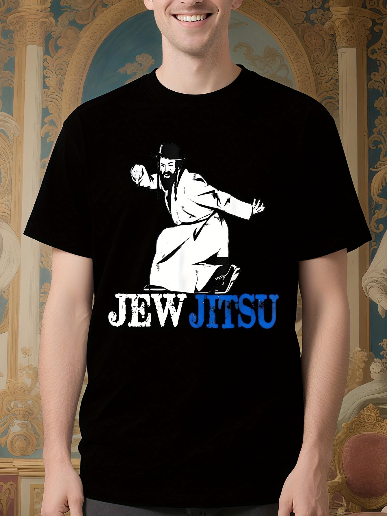I Know JewJitsu Funny Tshirt Funny Graphic Tshirt - Bla... M