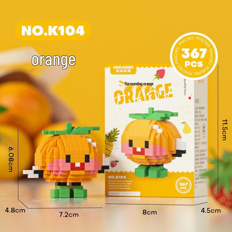 Meikensim Micro-Particle Interlocking Building Blocks - Summer Fruit Party Series (K98-109)