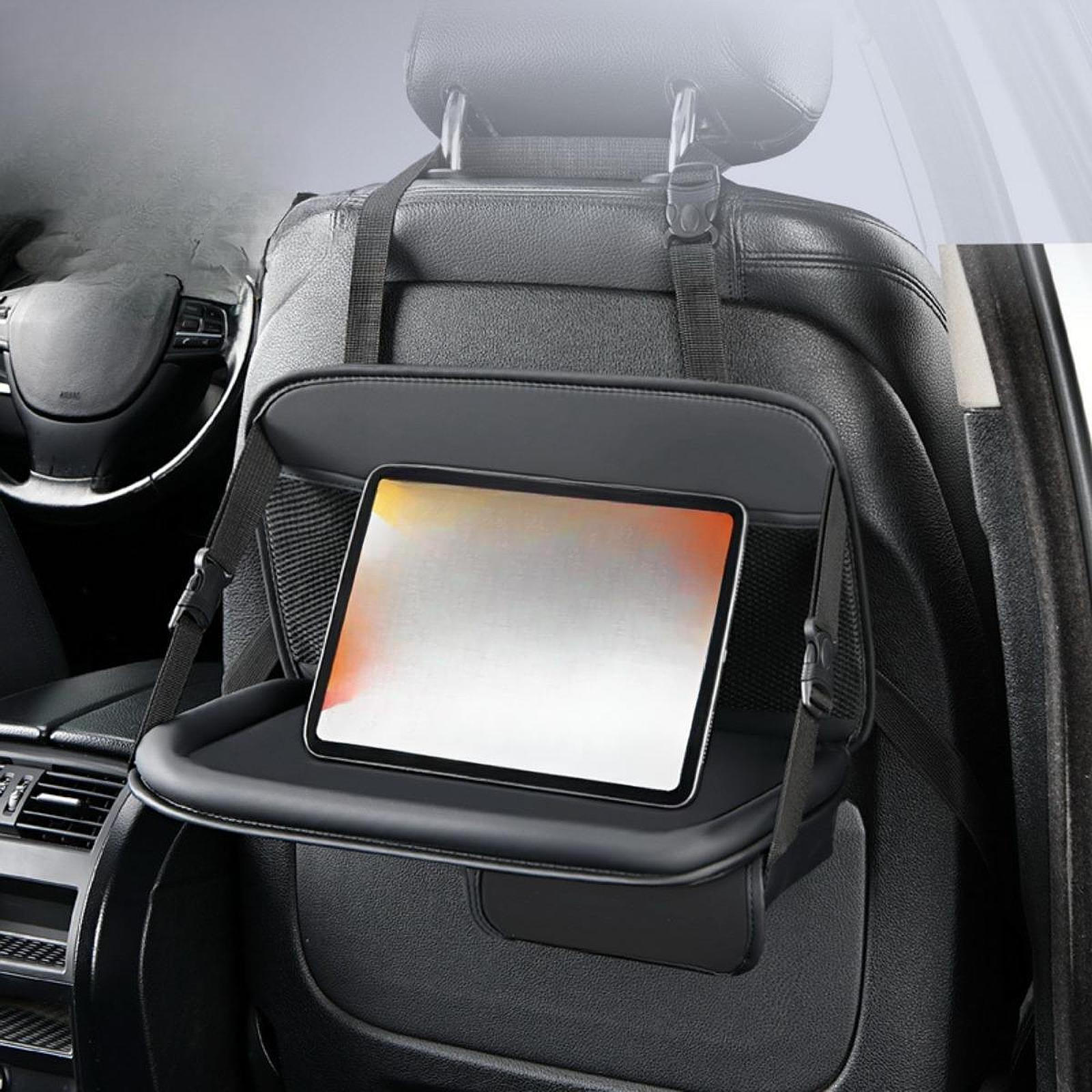 

Car Back Seat Organizer with Foldable Table Tray Easy to Install Multifunctional Travel Use