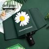 Daisy Print Automatic Folding Sun Umbrella