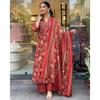 Indian Bollywood Kurti Salwar Women Designer Tunic Kurta Pant Dupatta Set VF-1857