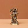 Brass Turtle Samurai Figurine With Exquisite Detail Vintage Finish For Home Desk Decor And Collectors Display