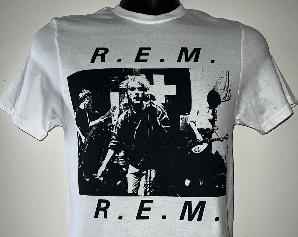 Vintage 80. léta R.E.M. tričko - indie rock alternativní 90. léta hudba T-shrt