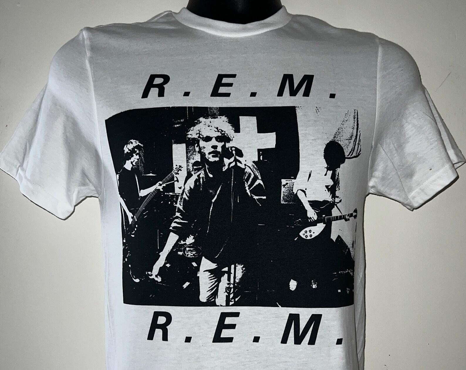 vintage 80s R.E.M. t-shirt - indie rock alternative 90s music T-shrt M