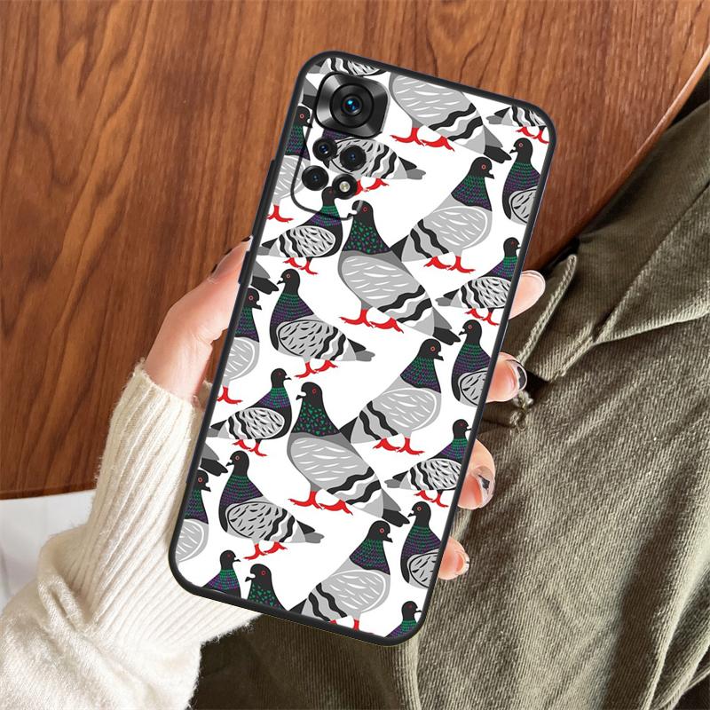Pouzdro Holubi Pro Xiaomi Redmi Note 14 Pro 13 12 11 10 15 Pro Plus Redmi 15 C 13 10C 12C 13C 14C Kryt