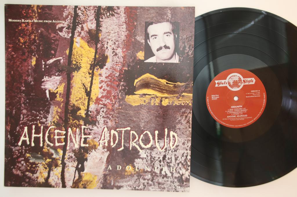 LP Record AHCENE ADJROUD - Adounith ORB031 GLOBE STYLE 1988 Germany Latin Used