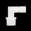 6/8/10/12/14/16/18/20mm Hose Elbow Connector To 1I2 3/4 Inch Male Thread 90 Degrees Barb Fittings Irrigation System Pipe Coupler