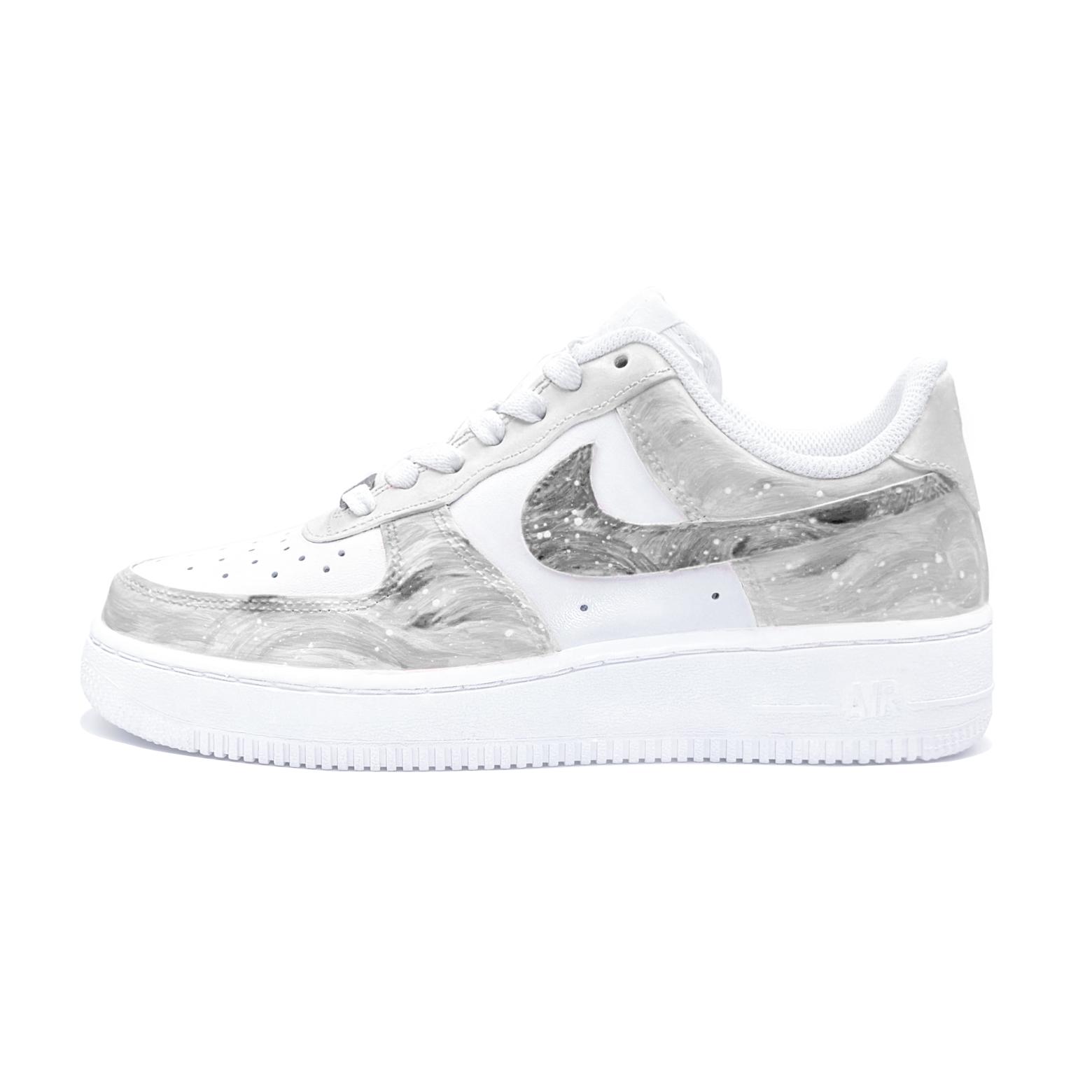 

Nike Air Force 1 Galaxy Order Abrasion Resistant Balance Low top Skateboard Shoes Unisex Gray DD8959-100(TeamTwo-) 45
