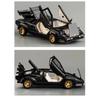1/32 Lamborghini Countach LP500S Simulation Alloy Car Model Diecast Toys Children Toy Car Sound & Light Pull Back Birthday Gift