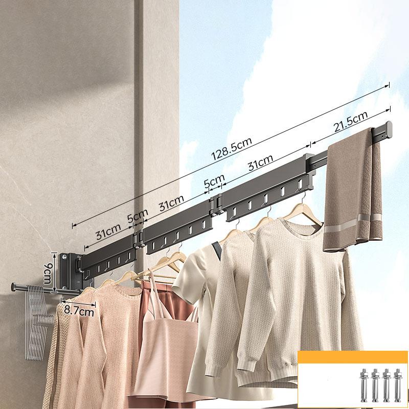 

Сушилка для одежды, Складная сушилка из алюминиевого сплава, Настенная складная сушилка, Компактная сушилка для одежды