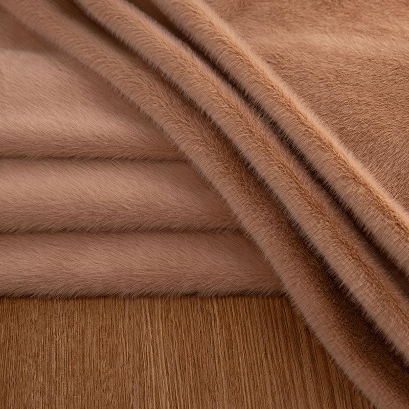

50/100/200cm 5mm Stretch Solid Color Mink Faux Fur Fabric for Apparel Scarves Hats Photo Backdrops Displays DIY Craft Decoration 50x160cm