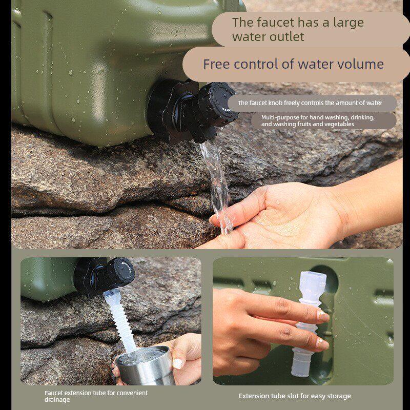 Siguang Outdoor 10L Portable Camping Water Container with Faucet