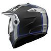 Capacete de Motocicleta Yamaha Motor ZENITH Modelo Gráfico Tamanho M Co., Ltd. (Yamaha) Off-Road YX-6 GF-02 Azul, (57-58cm), 90791-1788M
