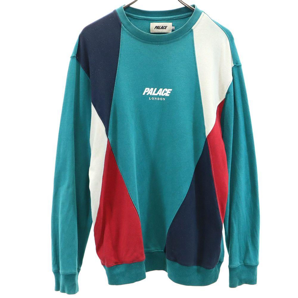 

PALACE skateboard Long sleeve trainer M Blue sweat Men s Used