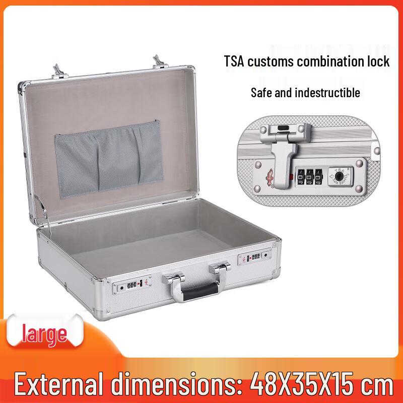 Aluminum Alloy Portable Password Tool Storage Box
