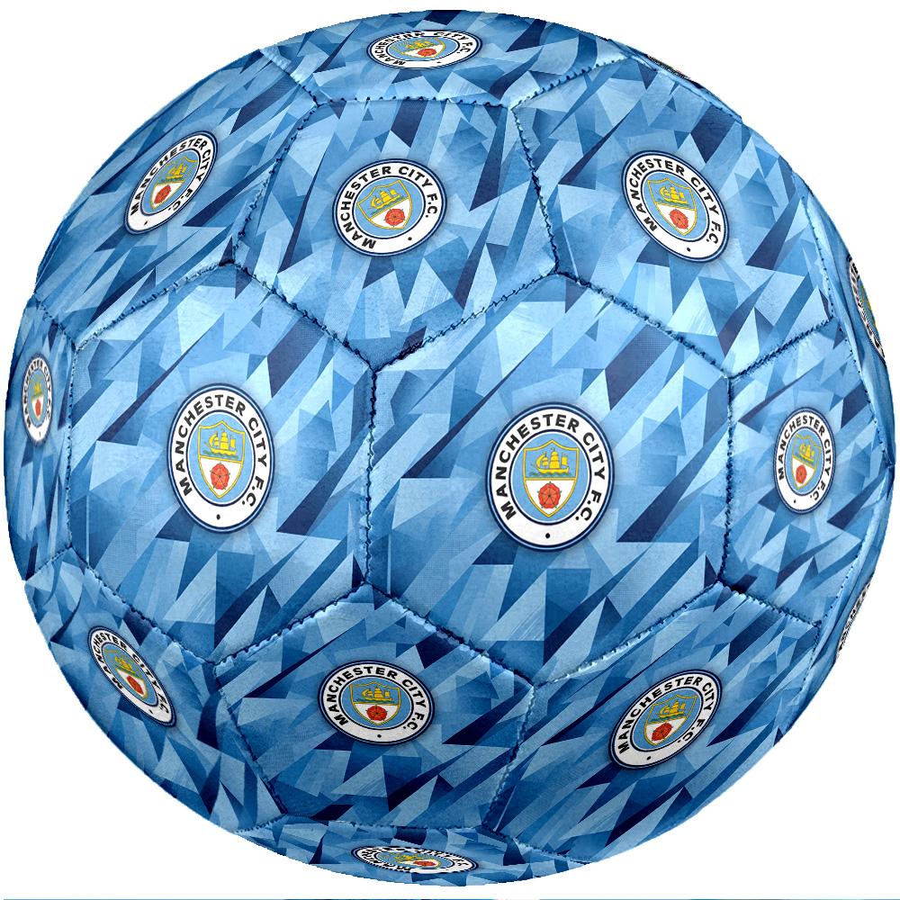 Manchester City Thema Fußballball Größe 5 Fußballball Weiche Haptik Professioneller Trainingsfußball für Outdoor-Sportarten