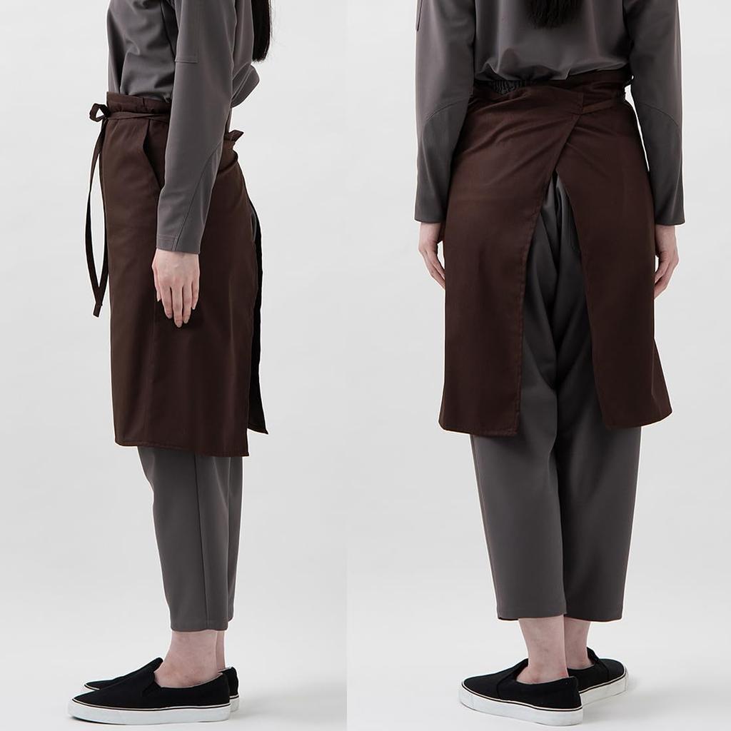 Seven Uniform ET3409-1 Navy One-Size Below-the-Waist Apron, Antibacterial, Odor-Resistant, Water-Repellent, and Oil-Repellent