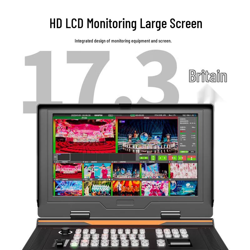 Jiashiying R10PRO 8-Channel SDI HD Live Streaming Switcher