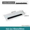Aluminum Office Desk Cable Cover with Bristles - Sound-Dampening Rectangular Wire Organizer