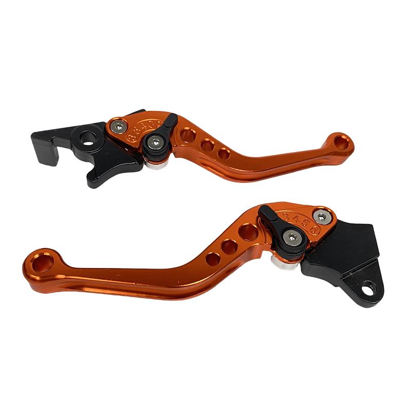 Universal Motorcycle Clutch Brake Levers Motorcycle Accessories Modified Horn Adjustable Hand Drum Lever GY6 Modification CNC Throttles 2