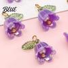 Three-dimensional Flower Charm 10Pcs DIY Pendant Three-Dimensional Simulation Texture Resin