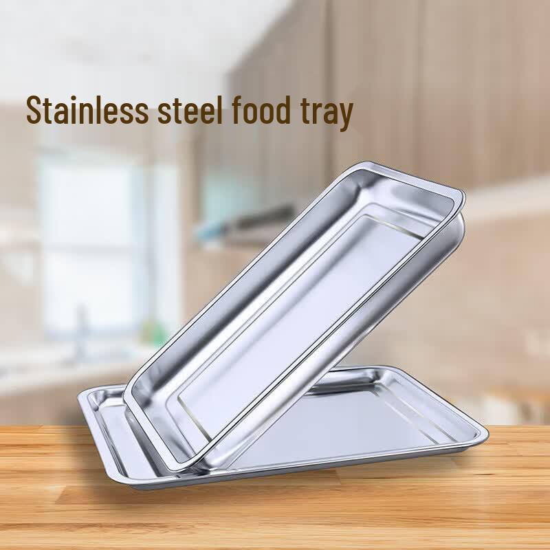 Yangchen 304 Stainless Steel Rectangular Roasting Tray