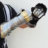 Ritterstulpe, Mittelalterliche Rüstungshandschuhe, Stahl Renaissance Cosplay Messing LARP Kostüm Hand Reenactment Krieger Prop Geschenk