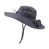 Breathable Outdoor Wide Brim Sun Hat UPF 50+ Wide Brim Solar Fan Hat  for Men Women