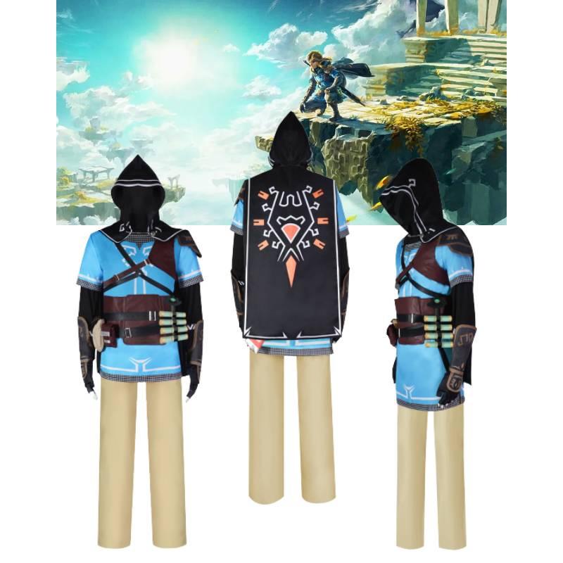 The Legend Of Zelda Tears Of The Kingdom Link Cosplay Costume In Polyester