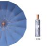 16 Bone Weather and Rain Umbrella Hand Open Folding Sunscreen Umbrella Three Fold Sun Umbrella