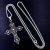 Necklace Baroque Skull Cross Popular Hollow Pendant