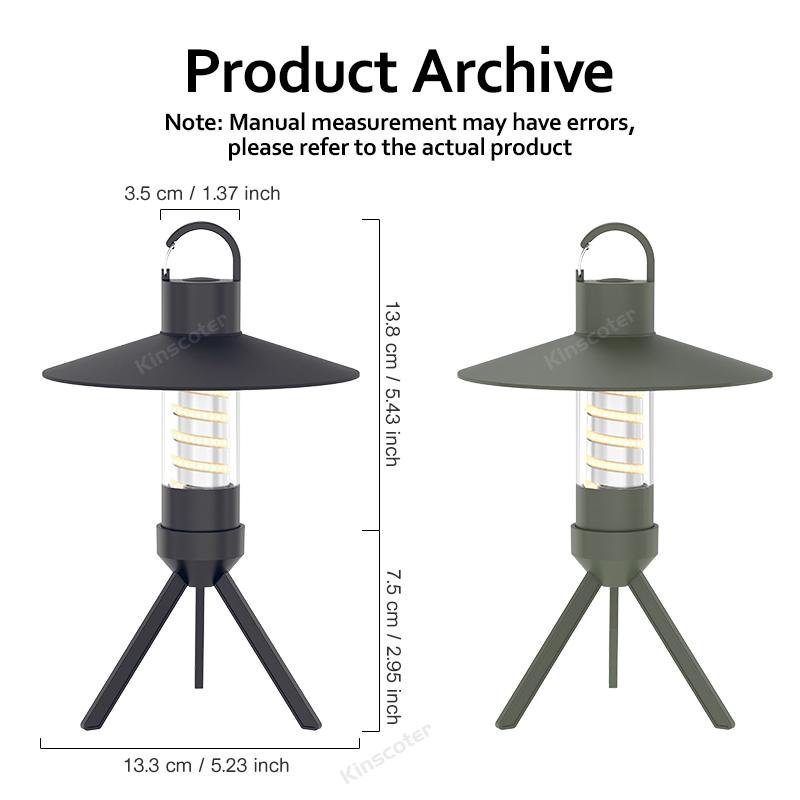 Camping Light Waterproof Rechargeable Tent Lamp  Portable Multifunctional Lanterns Outdoor Emergency Lights