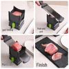 Multifunctional Stainless Steel Vegetable & Meat Slicer: Quickly Cuts Meat, Cubes, and Shreds.