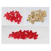 Colorful Home Decor Ornaments, 12pcs Assorted Bowknot Decorations for Christmas Tree and Holiday Party Celebration