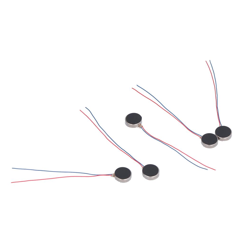 50Pcs Vibrating Motors 12mm*3.4mm 3V High Accuracy High Resolution Low Vibration Low Noise Mini DC