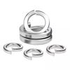 304 Stainless Steel Open Type Elastic Spring Washer, Spacer for M2, M3, M4, M6, M8, M14, M20, M24
