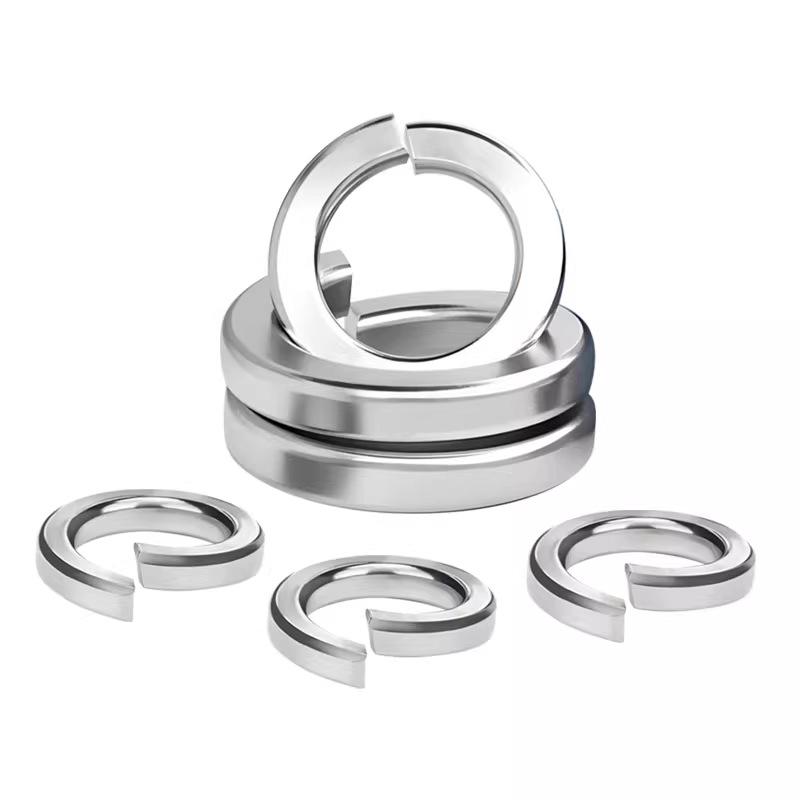 304 Stainless Steel Open Type Elastic Spring Washer, Spacer for M2, M3, M4, M6, M8, M14, M20, M24