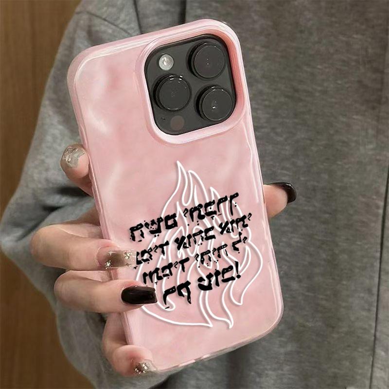 

New Fashion Flame Pattern Silicone Soft Phone Case For iPhone 17 Pro Max 15 14 17 Air 13 12 11 16 Plus 17E 16E Shockproof Cover iphone 16 Plus