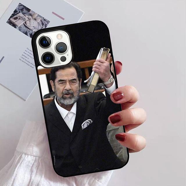 Etui Saddam Hussein Iraq Arabic Phone Case Cover For iPhone 17 Air 15 16 14 Plus 11 12 13 Pro Max Apple max