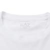 Emporio Armani T-shirt da uomo a maniche lunghe con scollo rotondo e stampa logo EA7 Top Bianco 6DPT64-PJVQZ-1100