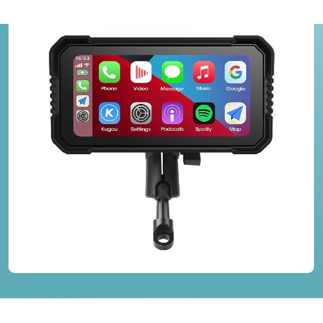 5/6.25 inch TPMS GPS Navigation Motorcycle IPX7 Waterproof Carplay Display Screen Portable Moto Wireless Android Auto Monitor