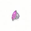Marquise Pink Quartz Ring: 925 Sterling Silver Gemstone