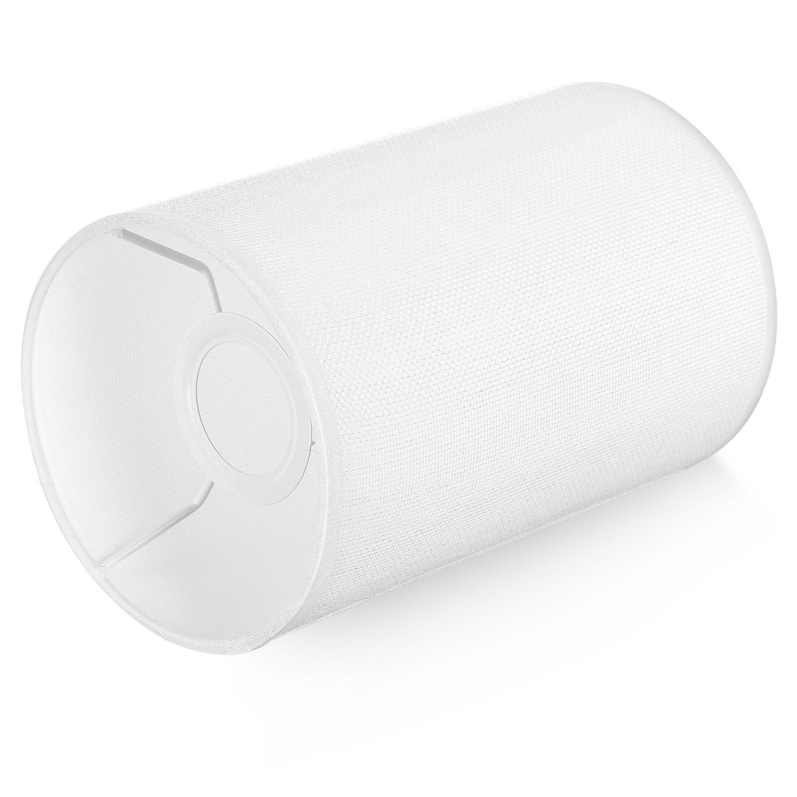 

White Linen Lamp Shade Desk Lamp Cloth Lampshade Cylinder Lampshade Universal Household E27 Lamp Shade Bedside Lampshade