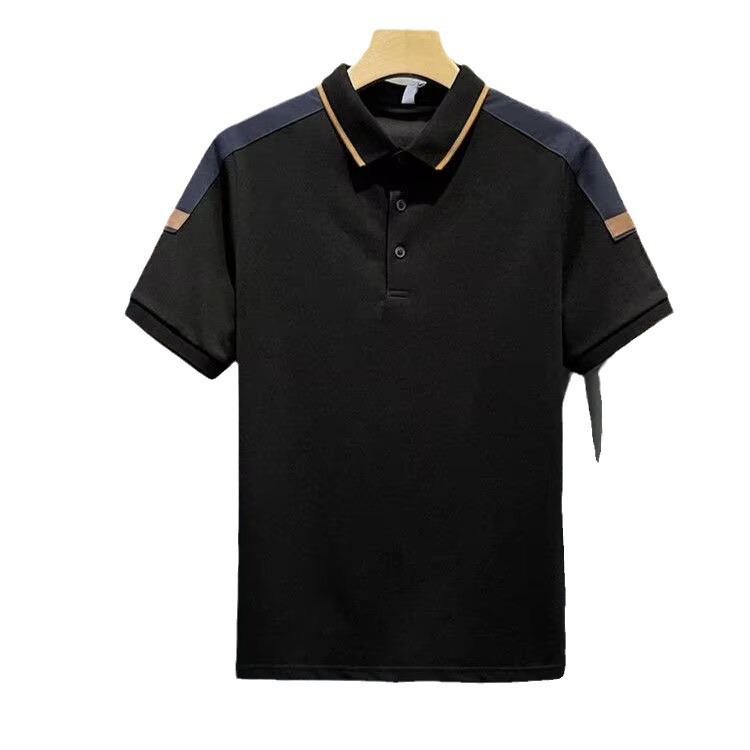 2024 Men's Summer Short Sleeve Polo - Loose Fit, Youthful Business Casual T-Shirt