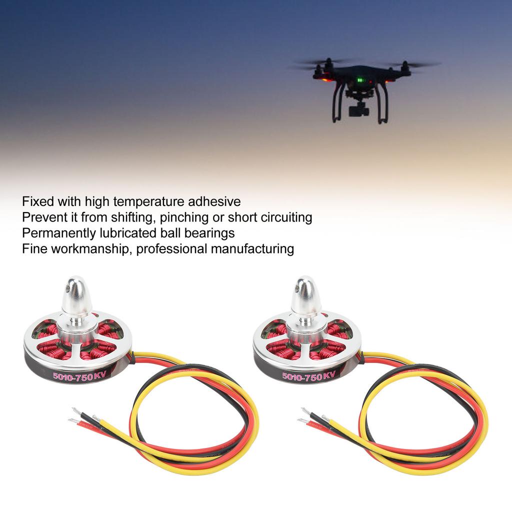 2pcs 5010 360KV RC Brushless Motor Multi Axes Aircraft Motor for RC Quadcopter Multicopter Drone
